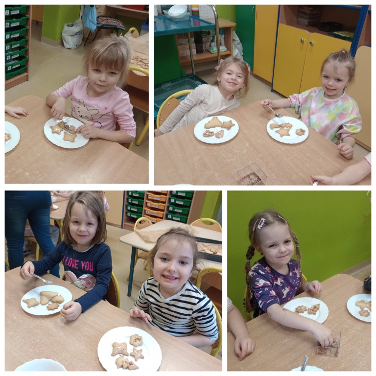 Kotki dekorują pierniczki 