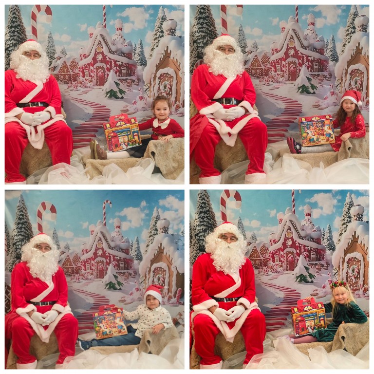 Mikołaj z wizytą u kotków 