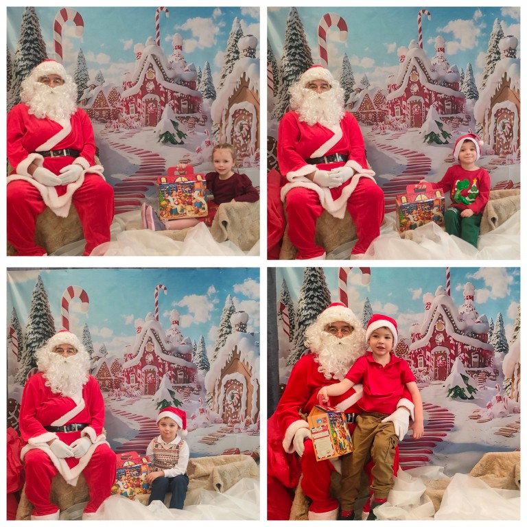 Mikołaj z wizytą u kotków 