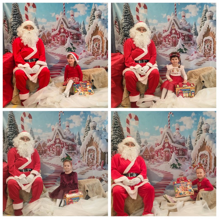 Mikołaj z wizytą u kotków 